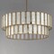 Maxim Lighting Miramar 6-Light Chandlelier, Capiz/Natural Aged Brass 12806CZNAB - alternate 3